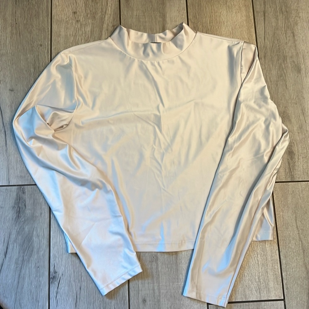Pearl Cream Crop Top